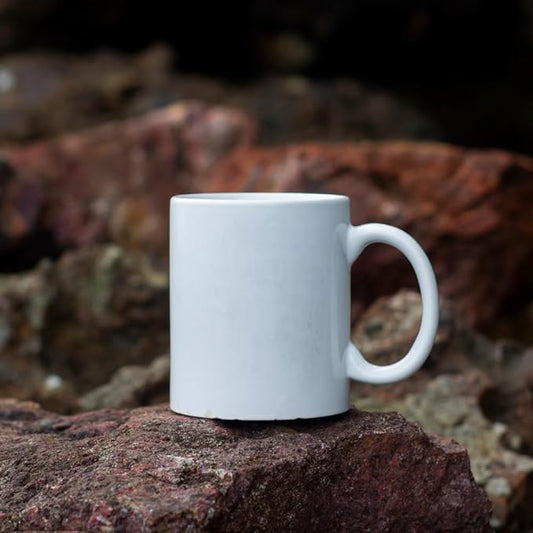 White Sublimation Blank Coffee Mug Made of Ceramic | Plain 11 Oz Each Mug | Dishwasher & Microwave Safe