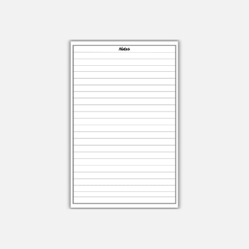 Ruled Writing Paper A4 – 100 GSM Plain Ruled Sheets for School Projects, Assignments, Journaling & Letter Writing – Elegant Botanical Design Pages with Folder Leaf (25 Sheets)