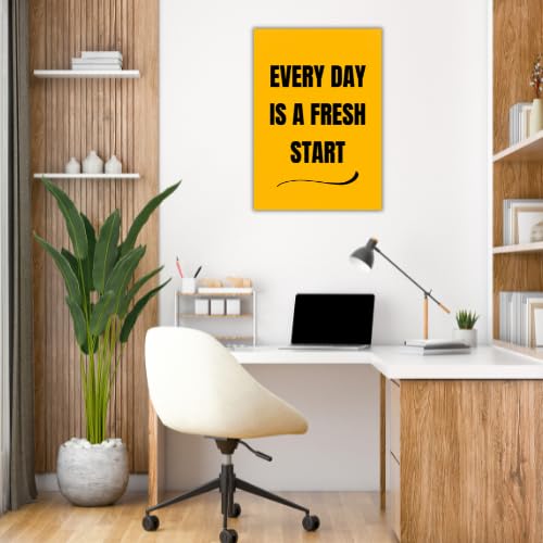 Motivational Poster Rise, Shine and Repeat | Motivational Wall Posters For Gym and Office | Unframed A4 Inspiring Posters 2Pcs | Laminated, Premium Finish, Back-Side Stickers for Easy Wall Mounting